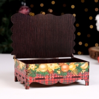 Шкатулка "Символ года 2025.Богатства в дом" 15х9,5х5,5 см