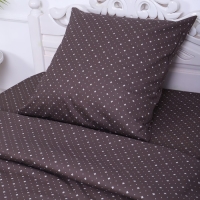 Постельное бельё 1,5сп Голливуд, цвет коричневый, 150х210см, 150х210см, 70х70 см, бязь, 120 г/м, хлопок 100% Постельное бельё 1,5сп Голливуд, цвет коричневый, 150х210см, 150х210см, 70х70 см, бязь, 120 г/м, хлопок 100%