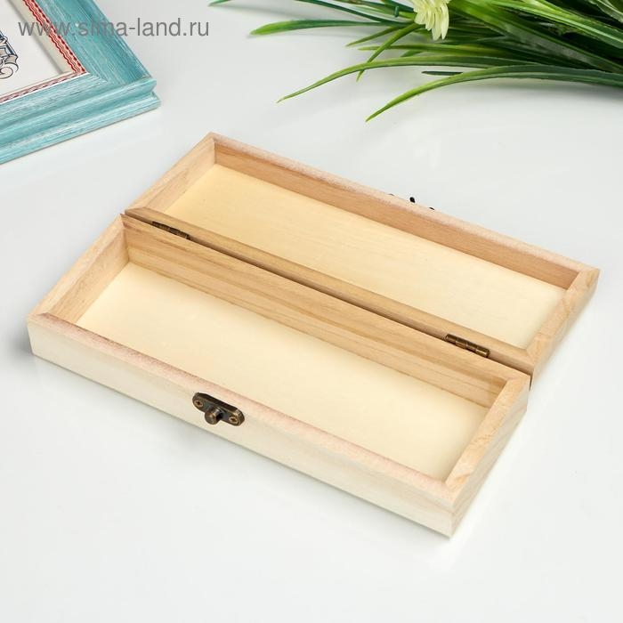 Шкатулка дерево под роспись Шкатулка дерево под роспись "Эйфелева башня" 3,5х19,2х7,2 см