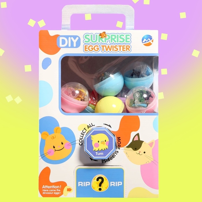 Детский игровой автомат &laquo;Мега&raquo; с игрушками, в наборе 8 шаров-сюрпризов