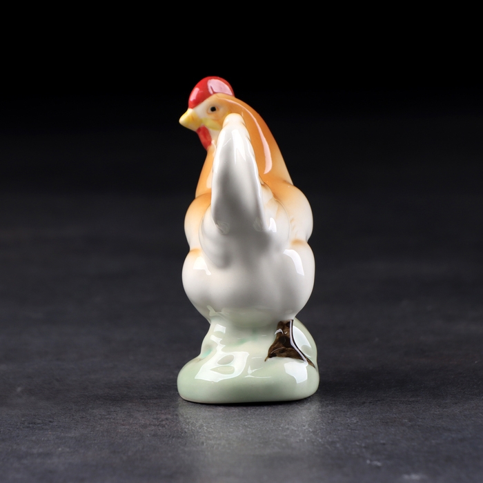 Сувенир &laquo;Курочка&raquo;, 9 х 4 см, ручная работа, фарфор