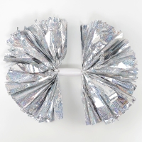 Помпон 1шт, цвет гологафия серебро Помпон 1шт, цвет гологафия серебро