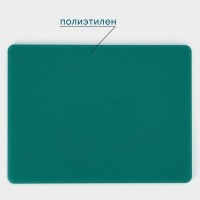 Доска профессиональная разделочная Hanna Knövell, 40×30×1,2 см, цвет зелёный Доска профессиональная разделочная Hanna Knövell, 40×30×1,2 см, цвет зелёный
