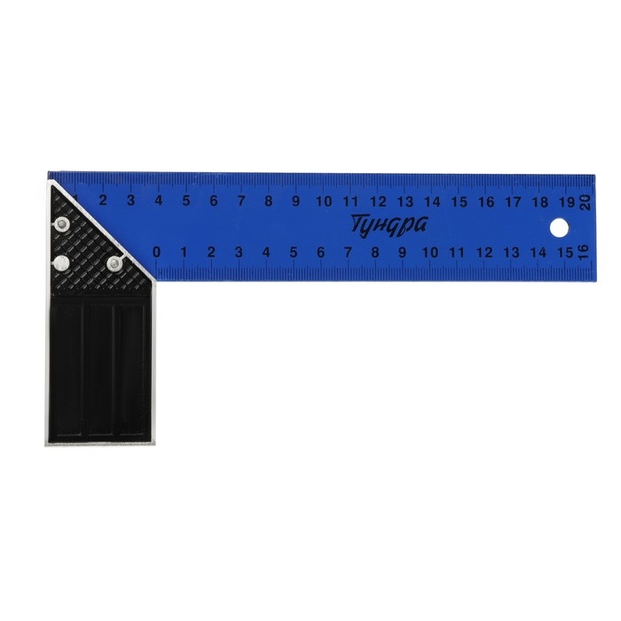 Угольник металлический ТУНДРА, 200 мм Угольник металлический ТУНДРА, 200 мм