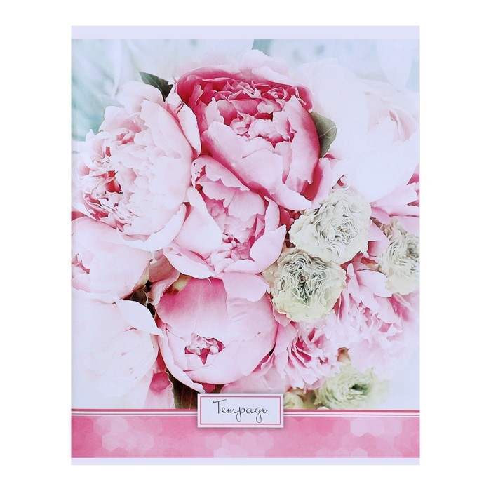 Тетрадь 48 листов в клетку Calligrata Тетрадь 48 листов в клетку Calligrata "Яркие цветы", обложка мелованный картон, УФ-лак, блок офсет, МИКС