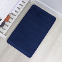 Коврик для ванной и туалета SAVANNA Memory foam, 50&times;80 см, цвет синий