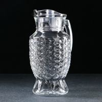 Кувшин для воды стеклянный «Облака», 1,6 л,12,5×25,5 см Кувшин для воды стеклянный «Облака», 1,6 л,12,5×25,5 см