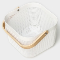 Корзина для хранения LaDо́m &laquo;Скандинавия&raquo;, 23,5&times;24&times;18 см, цвет белый