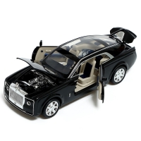 Машина металлическая &laquo;Купе&raquo;, 1:24, открываются двери, капот, багажник, инерция, цвет чёрный