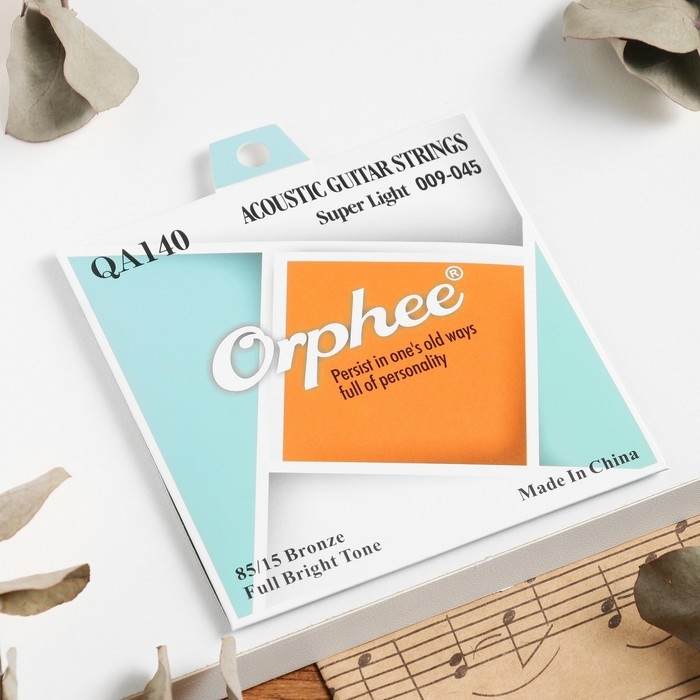 Струны для акустической гитары Orphee QA140, 009-045 Струны для акустической гитары Orphee QA140, 009-045