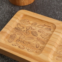 Менажница деревянная «Орехи», 17х9.5х1.5 см Менажница деревянная «Орехи», 17х9.5х1.5 см