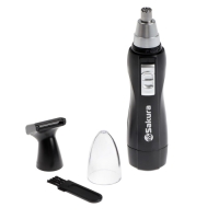 Триммер для волос Sakura SA-5528BK, для носа/ушей/бороды, 1хАА (не в комплекте), чёрный Триммер для волос Sakura SA-5528BK, для носа/ушей/бороды, 1хАА (не в комплекте), чёрный