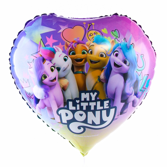 Фольгированный шар 18" &laquo;Мой маленький Пони&raquo;, сердце