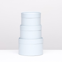 Набор шляпных коробок 3 в 1,"Серый",16 х 10,14 х 9,13 х 8,5 см Набор шляпных коробок 3 в 1,"Серый",16 х 10,14 х 9,13 х 8,5 см