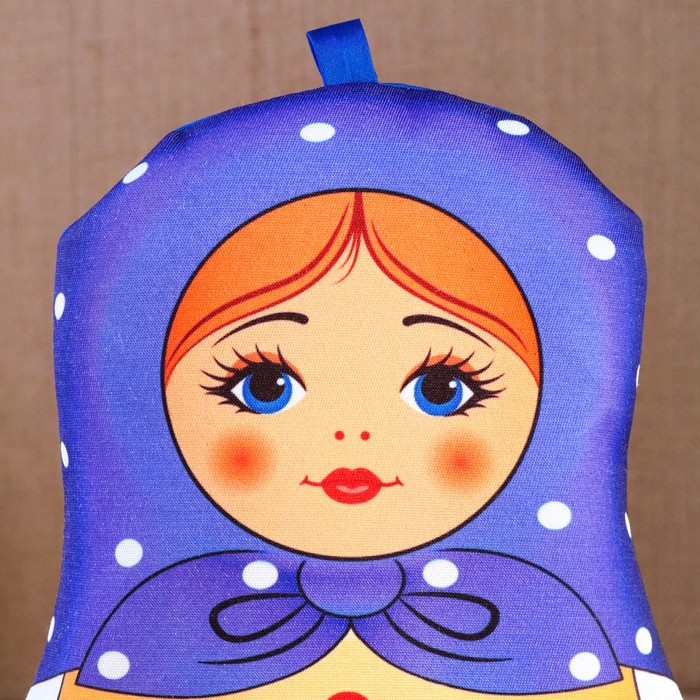 Грелка на чайник &laquo;Матрёшка&raquo;, ромашки