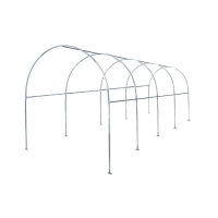Теплица &laquo;МегаЦинк&raquo;, 6 &times; 2 &times; 2 м, оцинкованный профиль 20 &times; 20 мм, чехол из спанбонда 80 г/м&sup2;