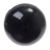 Глаза винтовые с заглушками, набор 20 шт., размер 1 шт. &mdash; 1,6 см, цвет чёрный