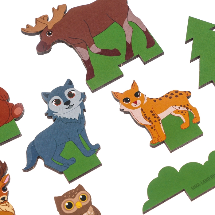 Головоломка. Повтори по образцу &laquo;Лес&raquo;