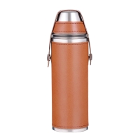 Фляжка для алкоголя, нержавеющая сталь, подарочная, 300 мл, с 3 стопками по 30 мл Фляжка для алкоголя, нержавеющая сталь, подарочная, 300 мл, с 3 стопками по 30 мл