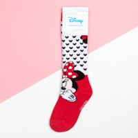 Гольфы Дисней &laquo;Минни Маус&raquo;, цвет белый/красный,16-18 см