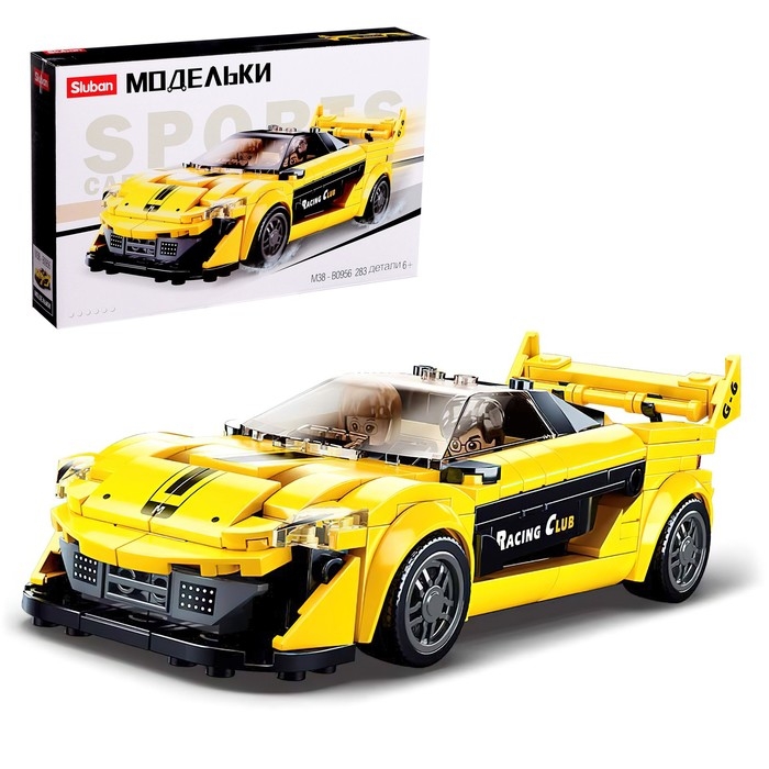 Конструктор Модельки «Спорткар», 283 детали Конструктор Модельки «Спорткар», 283 детали