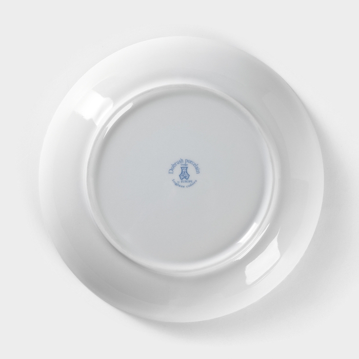 Тарелка фарфоровая &laquo;Зимний лес&raquo;, 700 мл, d=20,5 см