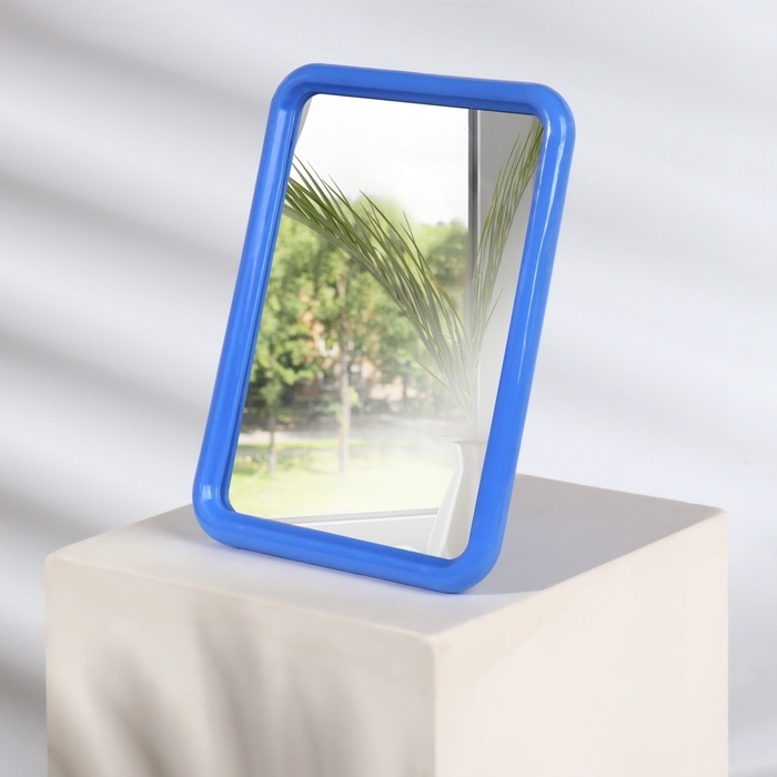 Зеркало настольное - подвесное, зеркальная поверхность 9,7 × 13,2 см, цвет МИКС Зеркало настольное - подвесное, зеркальная поверхность 9,7 × 13,2 см, цвет МИКС