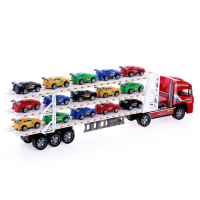 Грузовик инерционный &laquo;Автовоз&raquo;, с 15 машинами