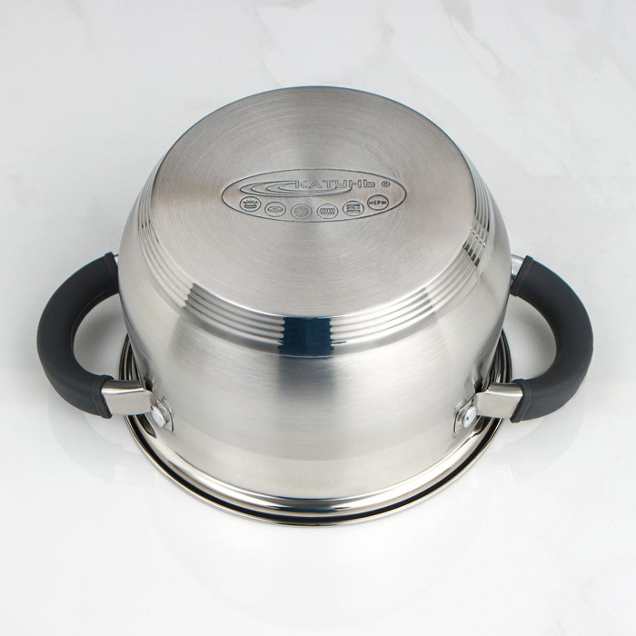 Кастрюля &laquo;Ирида&raquo;, 1.9 л, d=16 см, капсульное дно, индукция