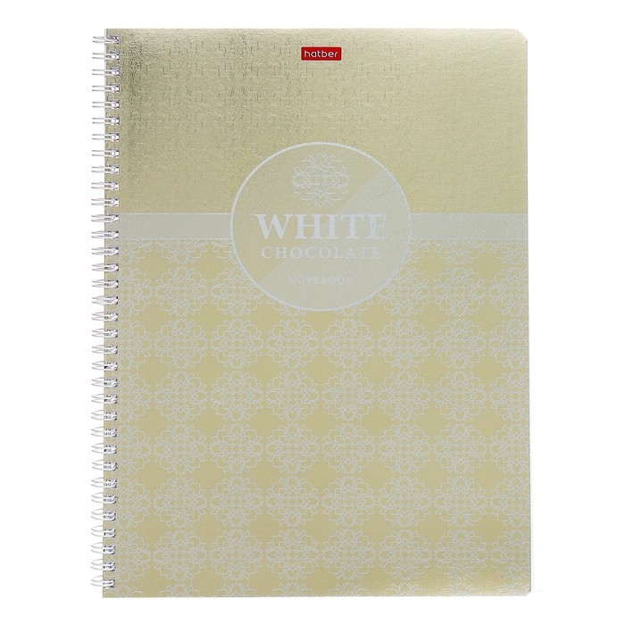 Тетрадь А4, 96 листов в клетку на гребне Chocolate, обложка мелованный картон, металлизированный картон, выборочный лак, блок 65г/м2, 4В МИКС Тетрадь А4, 96 листов в клетку на гребне Chocolate, обложка мелованный картон, металлизированный картон, выборочный лак, блок 65г/м2, 4В МИКС