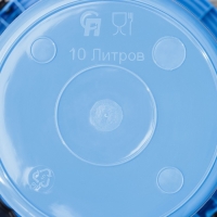 Ведро &laquo;Примула&raquo;, 10 л, голубое