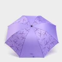 Зонт женский механический &laquo;Веточки&raquo;, 8 спиц, d=95, цвет сиреневый