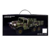 Грузовик радиоуправляемый «Газон», полный привод 4WD, работает от аккумулятора, цвет синий Грузовик радиоуправляемый «Газон», полный привод 4WD, работает от аккумулятора, цвет синий