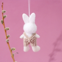 Мягкая игрушка &laquo;Зайчик&raquo; на подвесе, 14 см, цвет МИКС