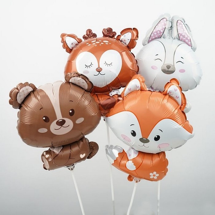 Шар фольгированный 14" мини-фигура &laquo;Лисичка. Волшебный лес&raquo;