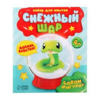 Набор для опытов «Снежный шар: Змейка», слепи фигурку Набор для опытов «Снежный шар: Змейка», слепи фигурку