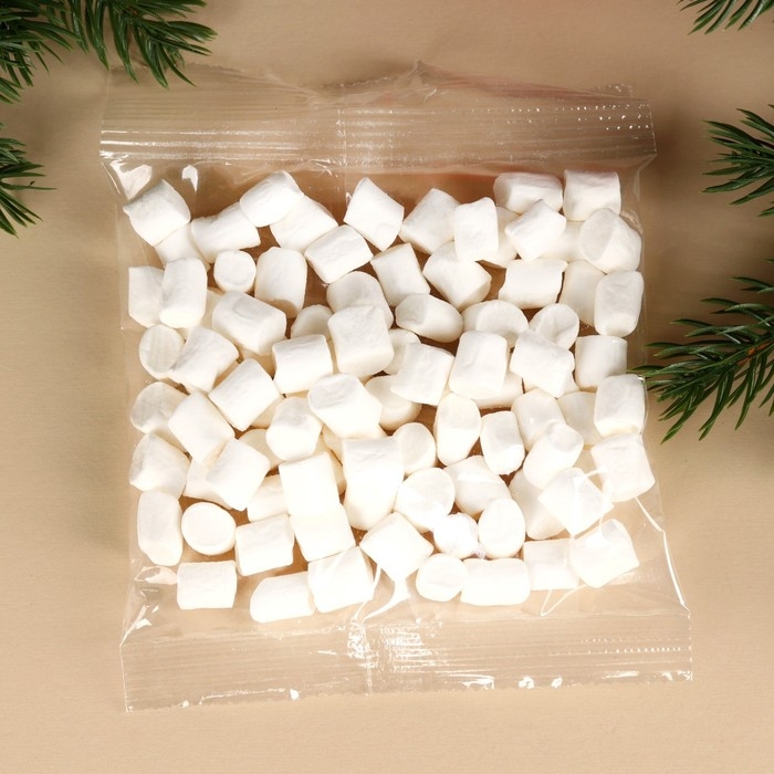 Новый год! Маршмеллоу для напитков &laquo;Тёплого Нового года&raquo;, со вкусом пломбира, 40 г.