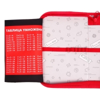 Пенал каркасный, 1 секция, 140х210х40 мм, откидной карман, тканевый, Мстители Пенал каркасный, 1 секция, 140х210х40 мм, откидной карман, тканевый, Мстители