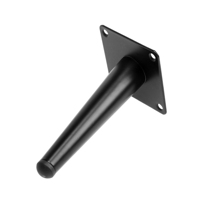 Опора мебельная CAPPIO OP07,h=150мм,толщ площ 1,8, цвет матовый черный Опора мебельная CAPPIO OP07,h=150мм,толщ площ 1,8, цвет матовый черный