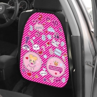 Накидка на сиденье автомобильное Cartage Маленькая принцесса, ПВХ, 60х45 см Накидка на сиденье автомобильное Cartage Маленькая принцесса, ПВХ, 60х45 см