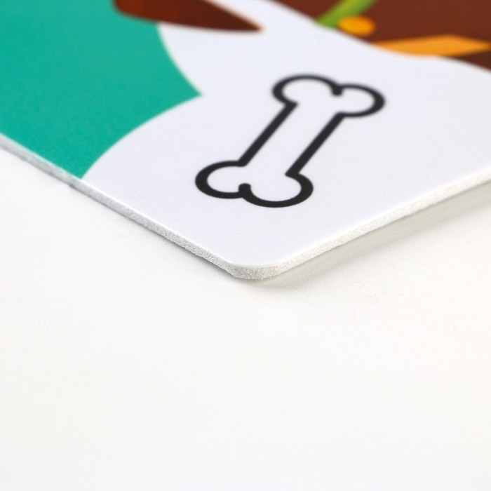 Коврик под миску нескользящий &laquo;Такса&raquo;, 43х28 см