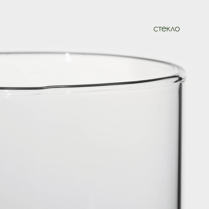 Банка стеклянная для хранения сыпучих продуктов BellaTenero &laquo;Эко&raquo;, 2,5 л, 12&times;25 см, с бамбуковой крышкой