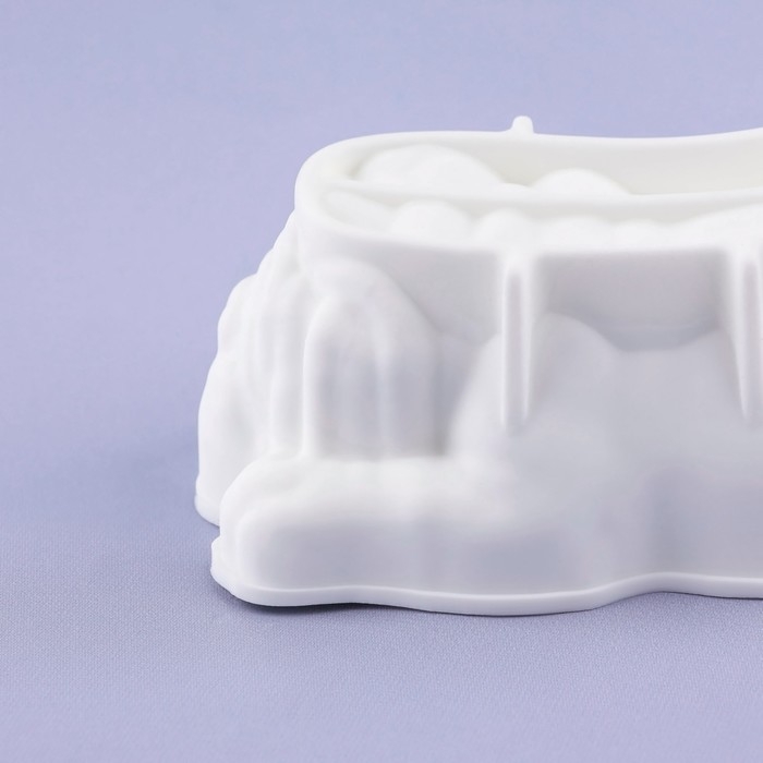 Молд &laquo;Пёсик&raquo;, силикон, 9,5&times;7&times;3,2 см, цвет белый