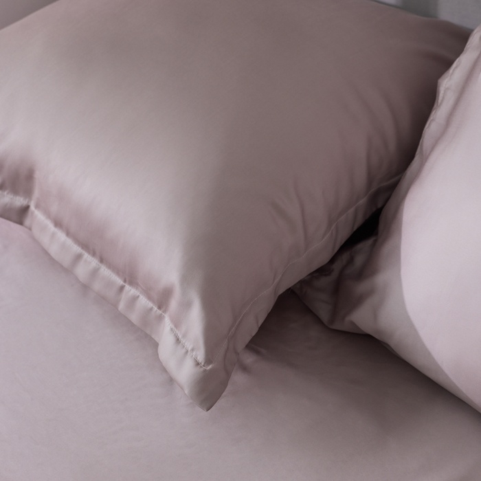 Наволочка SL Home Tencel 70*70+3 см , цв. пудра