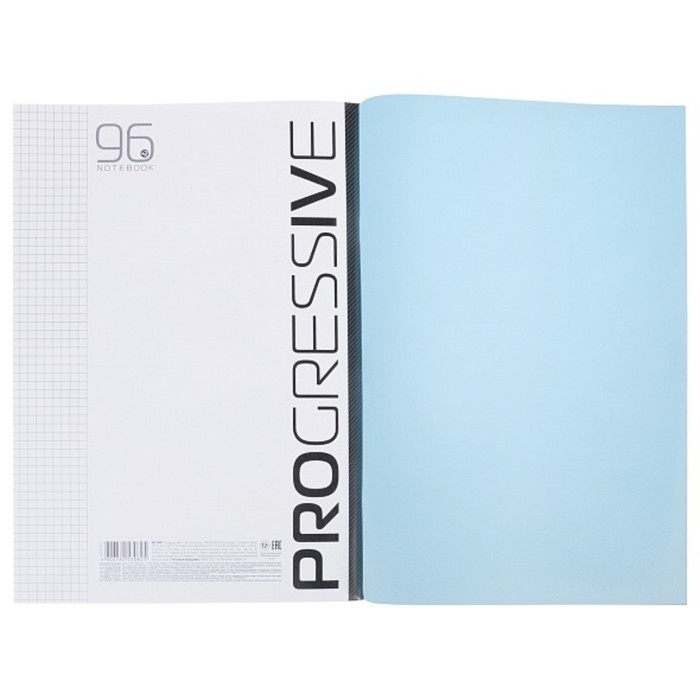 Тетрадь A4, 96 листов в клетку, PROGRESSIVE, пластиковая обложка, блок 65 г/м2, бирюзовая Тетрадь A4, 96 листов в клетку, PROGRESSIVE, пластиковая обложка, блок 65 г/м2, бирюзовая