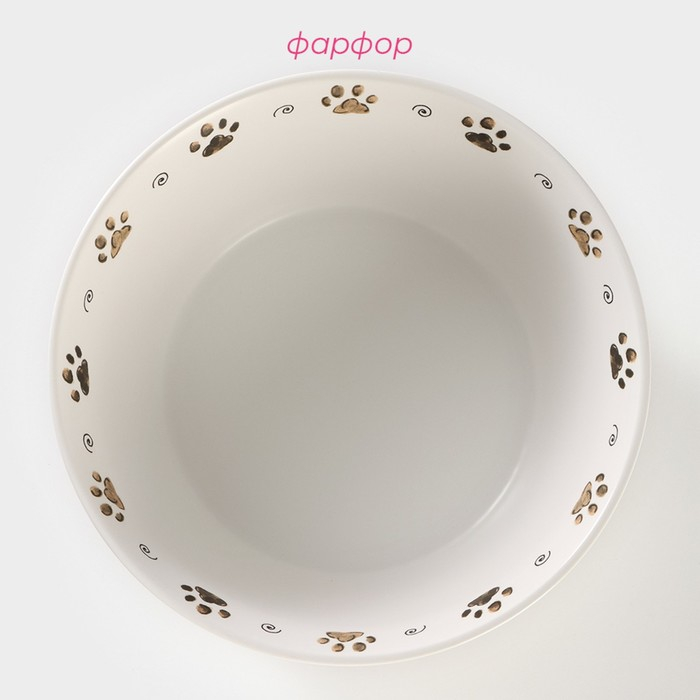 Салатник фарфоровый &laquo;Коты-аристократы&raquo;, 2,15 л, d=23 см, цвет белый