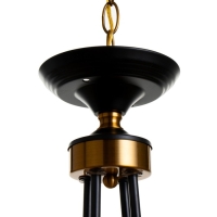 Люстра "Фломи" 4хЕ14 40Вт черно-золотой 60х73х60 см BayerLux