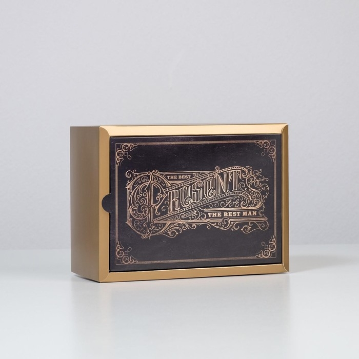 Коробка подарочная складная, упаковка, &laquo;Джентельмен&raquo;, 20 х 15 х 10 см