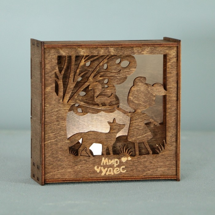 Светильник ночни &laquo;Мир чудес&raquo;, 15 х 15 см