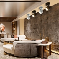 Спот "Кубик" GU10 черный 8х8х14,5см Спот "Кубик" GU10 черный 8х8х14,5см